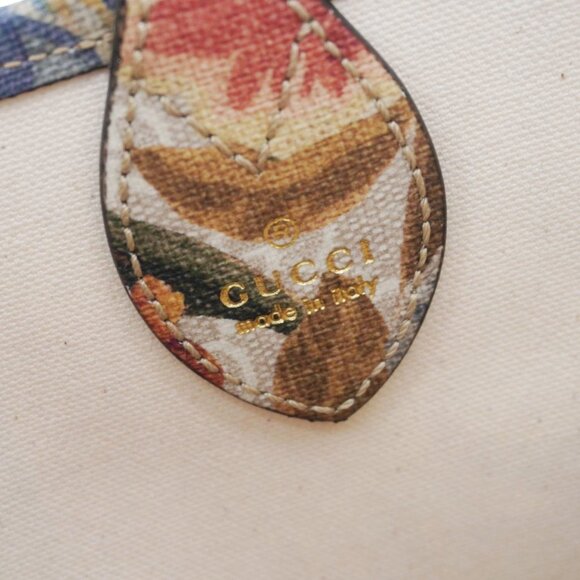 Gucci  Ophidia Small GG Supreme Flora Canvas Tote Bag Multicolor 726762 - Picture 14 of 15